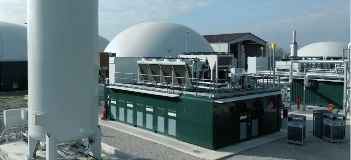 промисловий охолоджувач для когенераційної установки