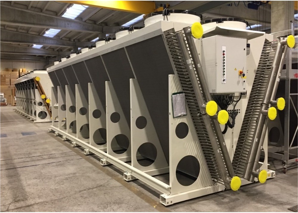 сухий охолоджувач для хімічного заводу