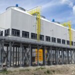 склопластикова градирня для охолодження води